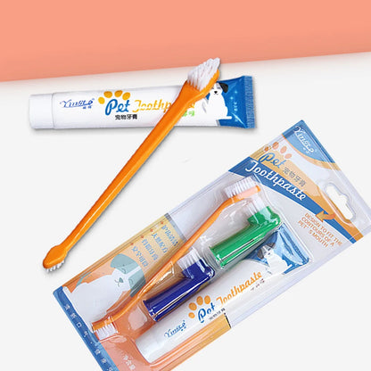 Pet toothbrush + toothpaste Bundle