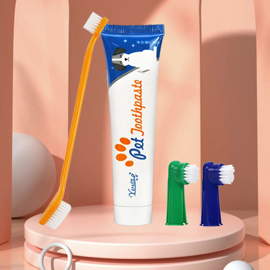 Pet toothbrush + toothpaste Bundle