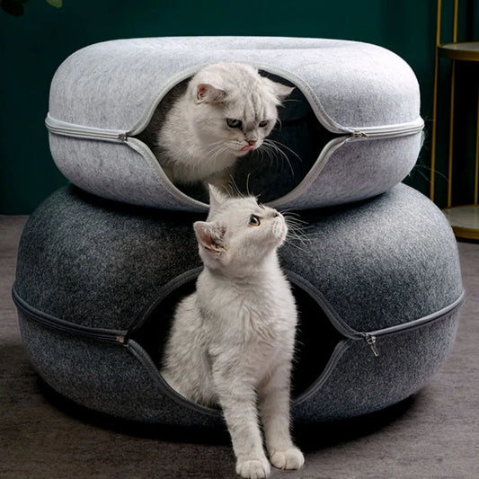 Cat Donut Tunnel Bed