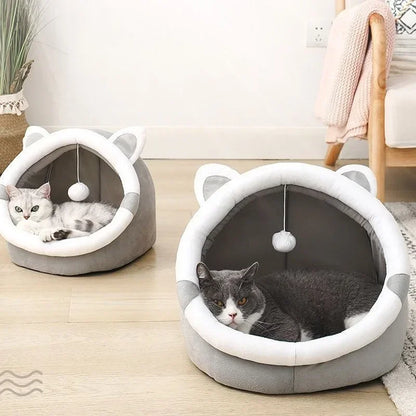 Cat Cave Bed w/ Toy