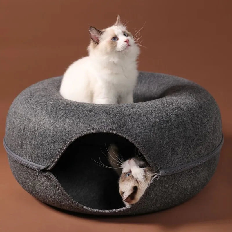 Cat Donut Tunnel Bed