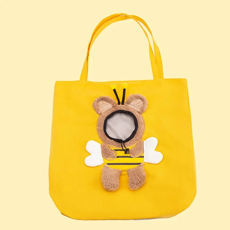 Cute Pet Canvas Travel Bag