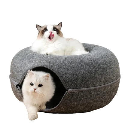 Cat Donut Tunnel Bed