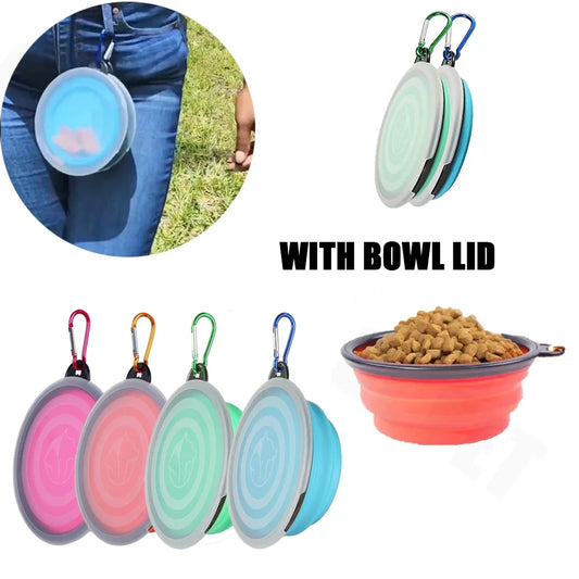 Foldable / Portable Dog Food or Water Basin