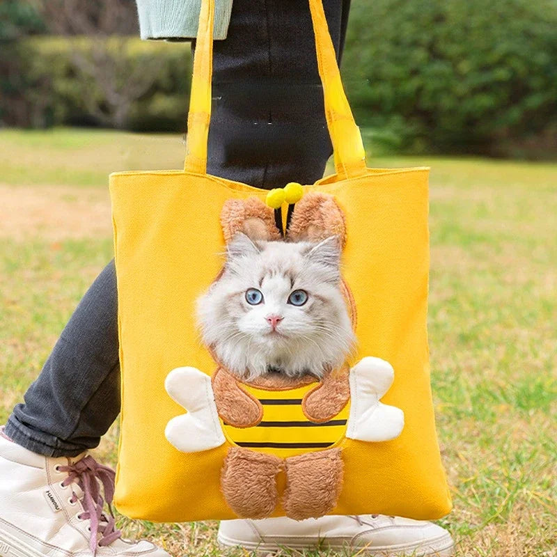 Cute Pet Canvas Travel Bag