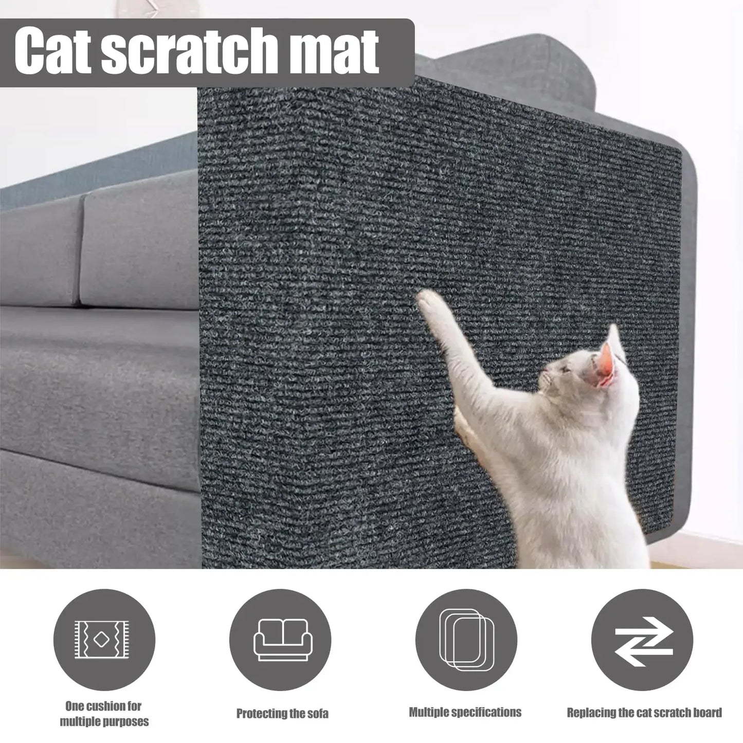 Self-Adhesive Scratch Carpet for Cats