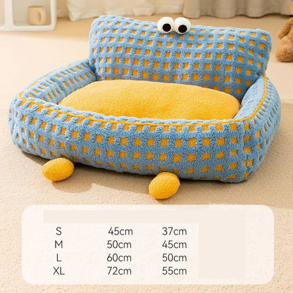 Pet Sofa Bed + Blanket