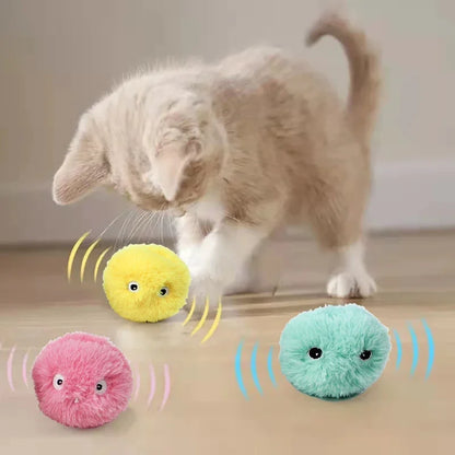 Cat Ball Toy - Interactive Smart Electric Plush