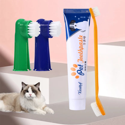 Pet toothbrush + toothpaste Bundle