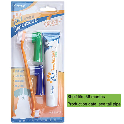 Pet toothbrush + toothpaste Bundle