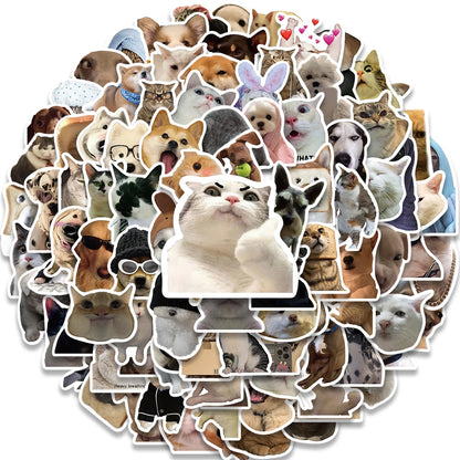 Cute Dogs / Cats MEME Stickers