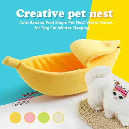 Banana Cave Bed for Cats