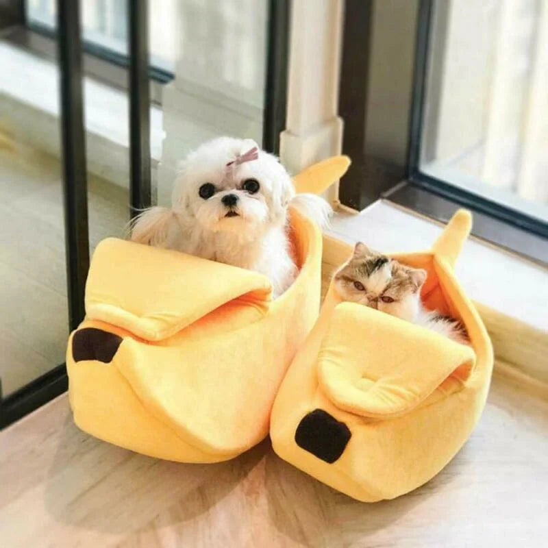 Banana Cave Bed for Cats