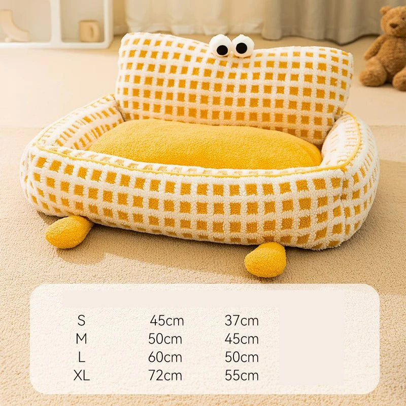 Pet Sofa Bed + Blanket