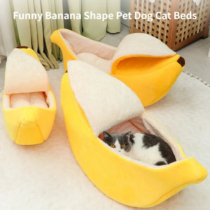 Banana Cave Bed for Cats